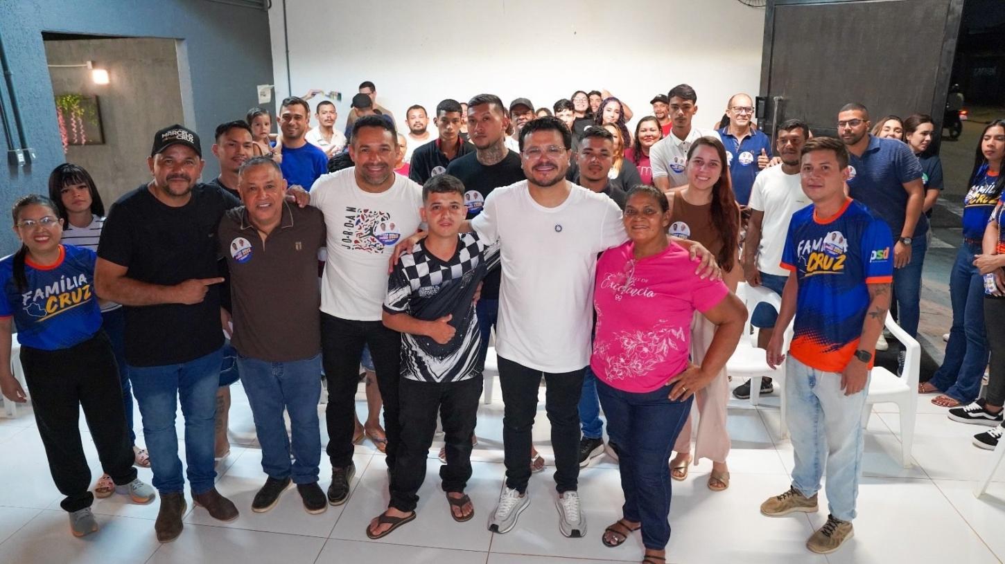Marcelo Cruz participa de reuniões na Zona Sul de Porto Velho e dialoga com a população