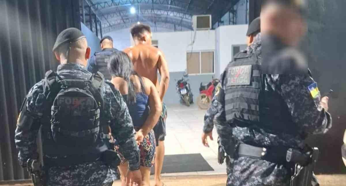 Casal é preso por tráfico no decorrer de Operação Força Total em Porto Velho