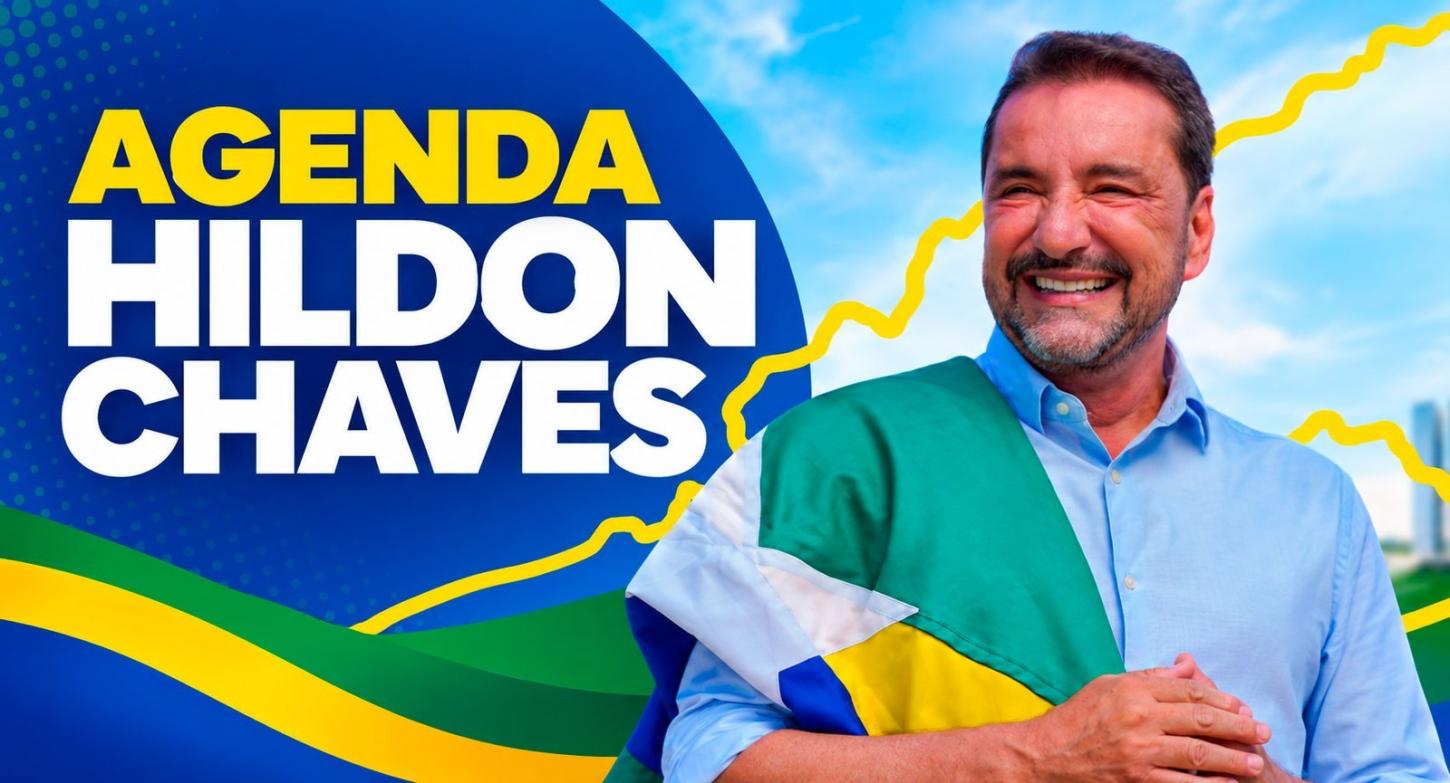 Confira a agenda de Hildon Chaves, candidato ao Governo de Rondônia, para este sábado (19)