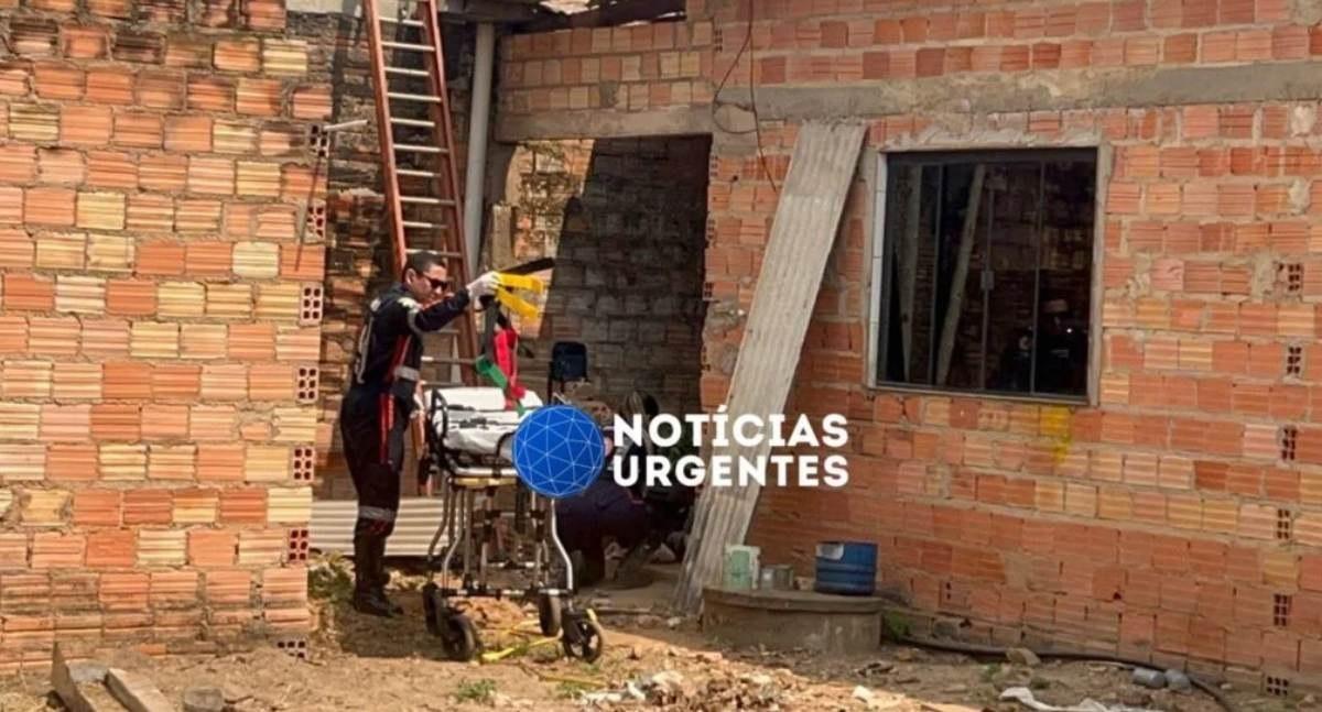 Homem de 60 anos fica ferido depois de cair de telhado no decorrer de manutenção residencial em Porto Velho