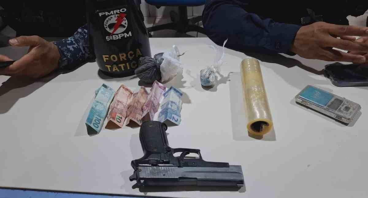 Homem é preso por suspeita de tráfico de drogas na Vila Princesa