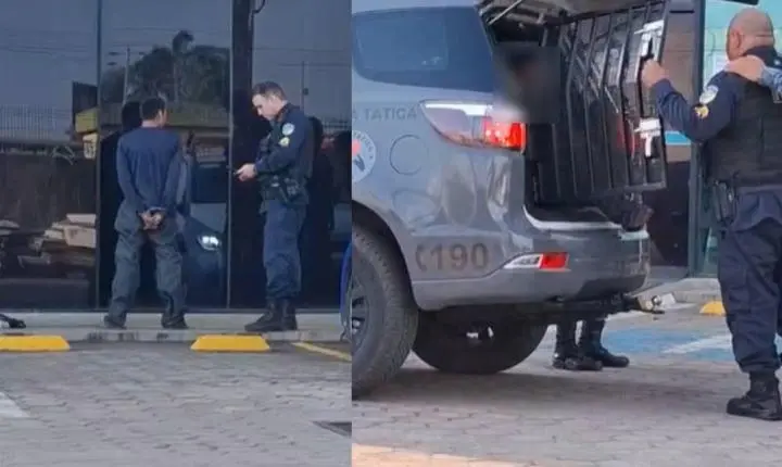 Ladrão é preso em flagrante depois de tentar furtar bicicleta em prédio público em Porto Velho