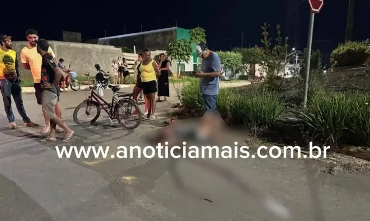 Mulher fica ferida depois de ser atropelada por automóvel no decorrer de conversão em rua de RO