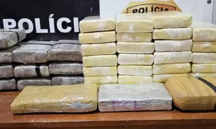 Polícia Civil apreende quarenta quilos de drogas avaliados em um milhão de reais em Guajará-Mirim